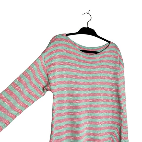 Soft Surroundings Size XL Preppy Boho Cozy Casual Dolman Sleeve Tunic Sweater - Picture 3 of 9